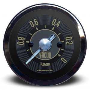 Manômetro Pressão Turbo 52mm Mecânico 4kg OLD TIMER VW - Bege