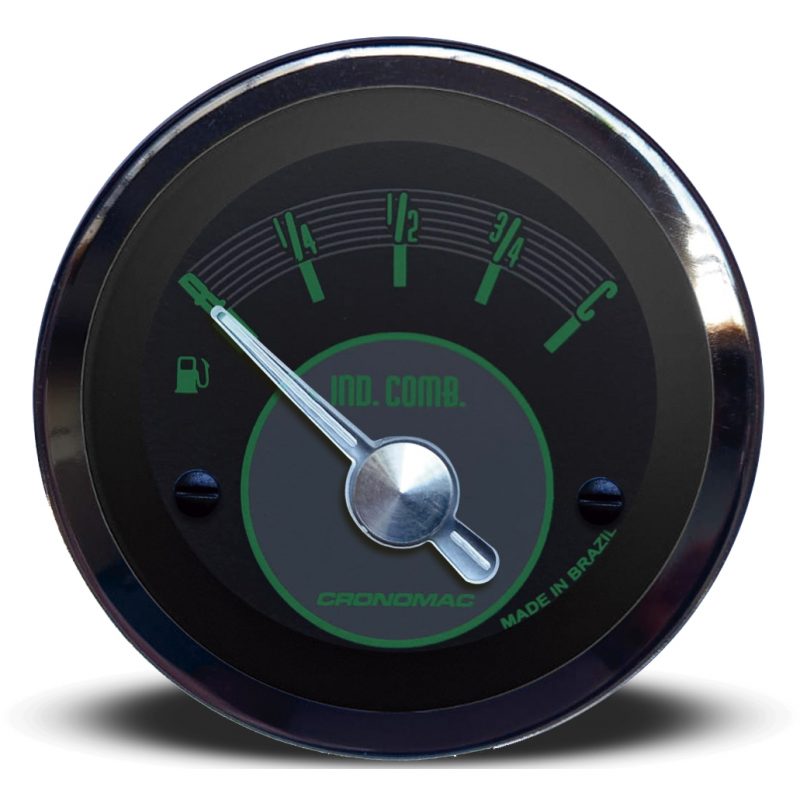 Indicador de Nível de Combustível 52mm Elétrico VW OLD TIMER - Verde